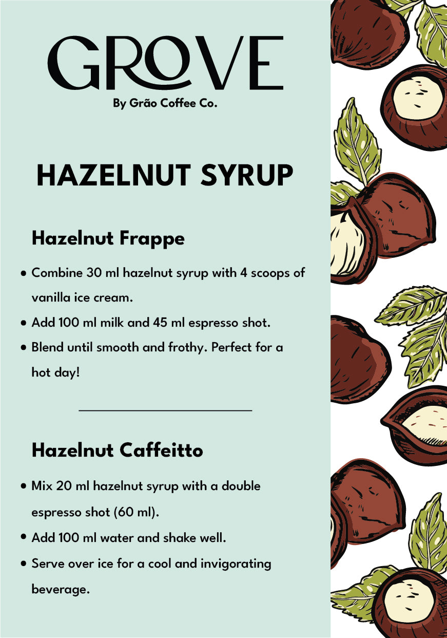 Hazelnut Syrup