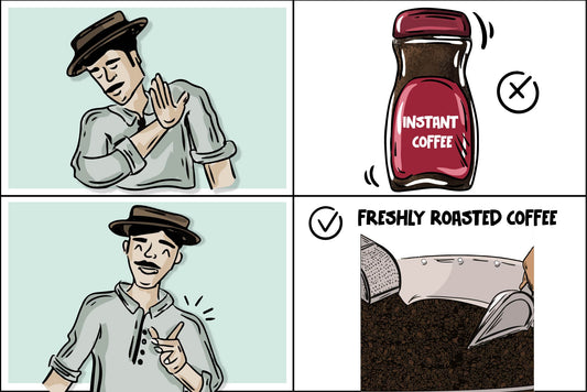 Difference Between Freshly Roasted and Instant Coffee