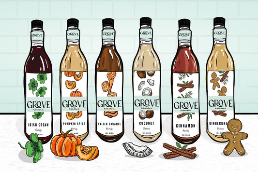 Charm Your Beverages and Desserts with Grão's Gourmet Syrups