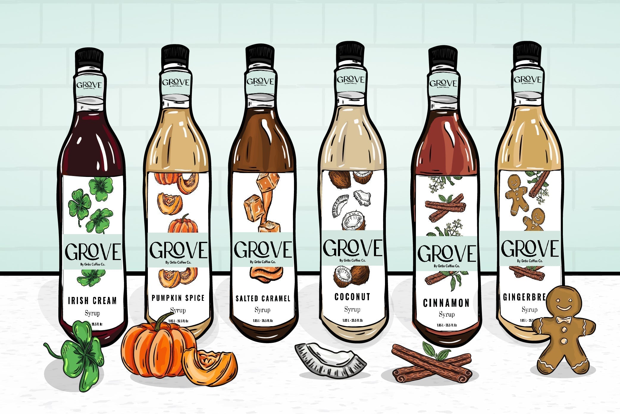 Creative Summer Drinks with Grão Coffee’s Grove Syrups