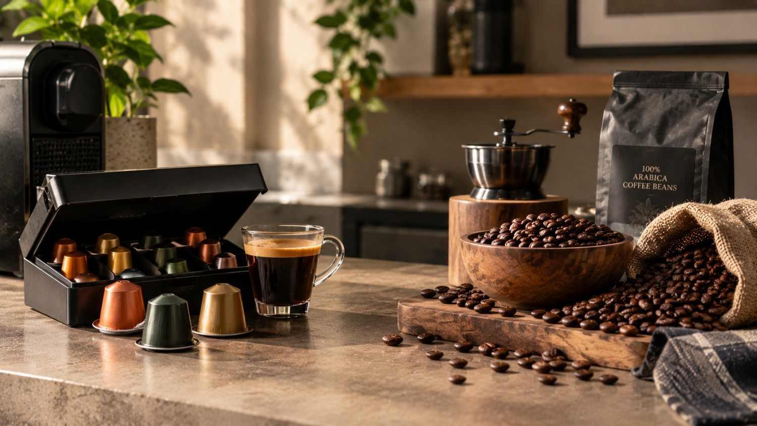 Coffee Capsules vs Whole Beans: Which One Is Worth Your Money