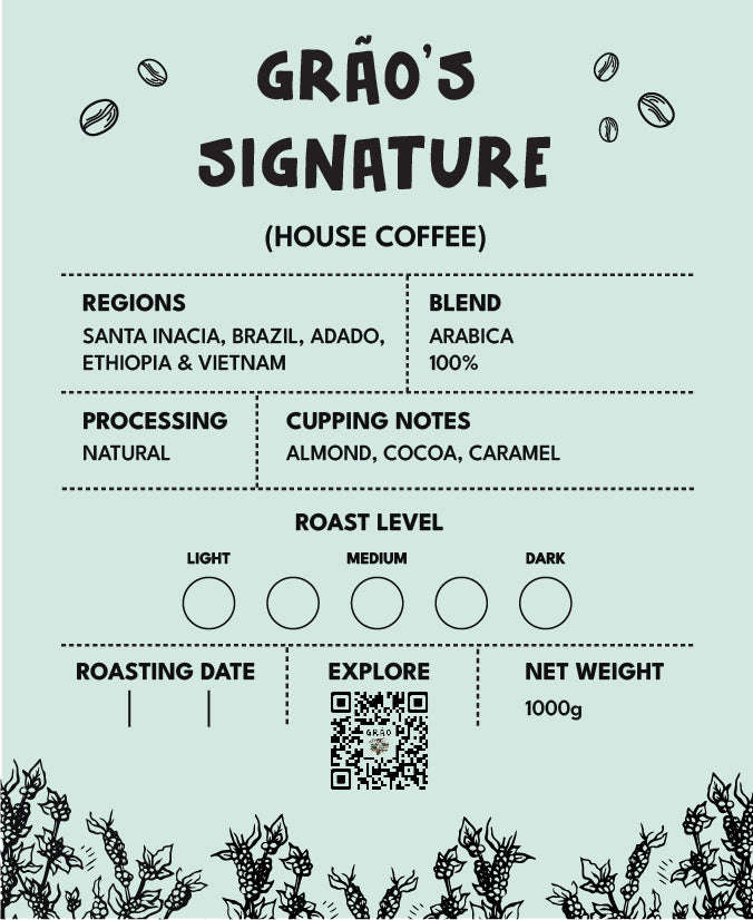 House Coffee Blend Grao Coffee Company 