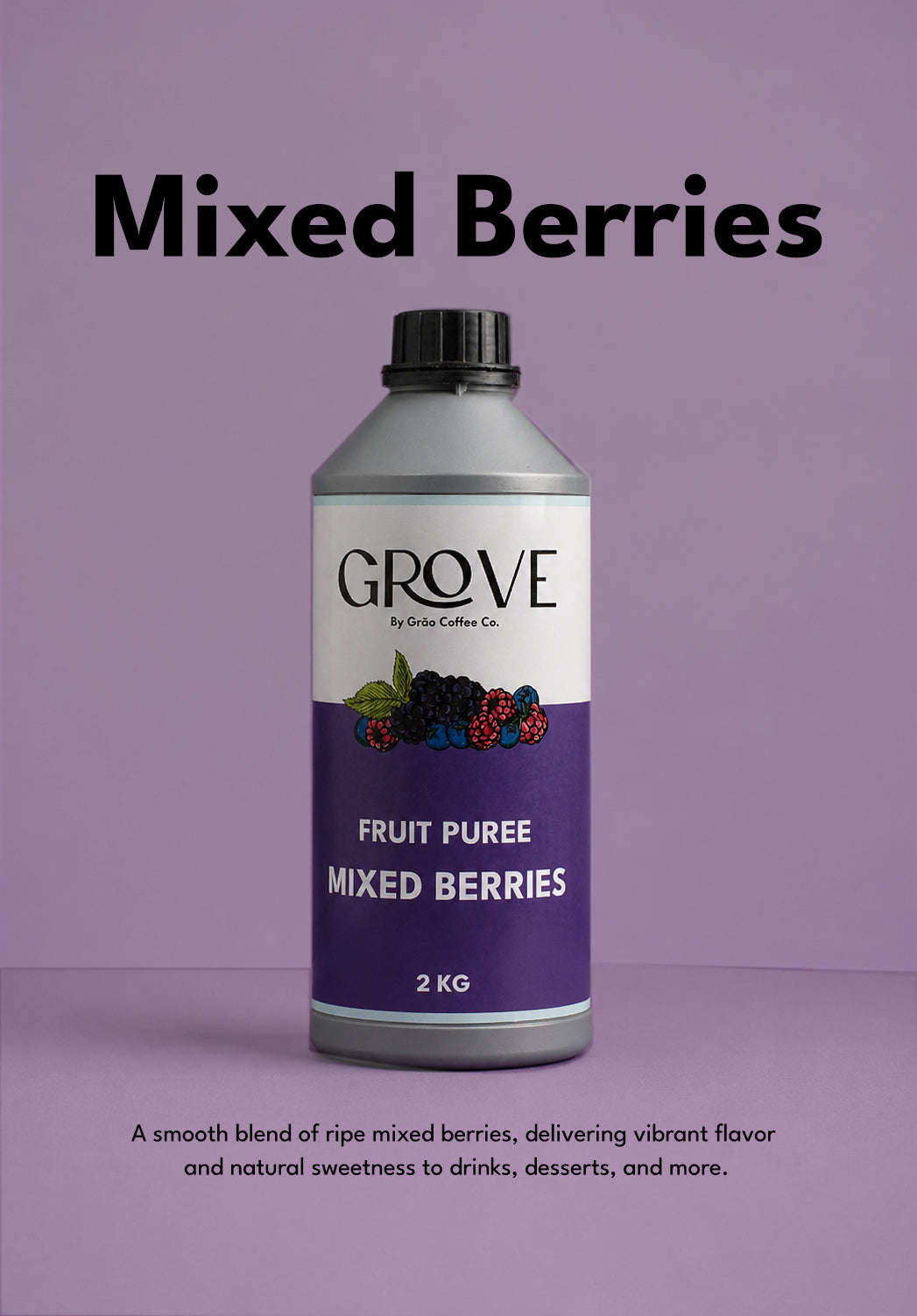 Mixed Berry Puree Grao Coffee Company 