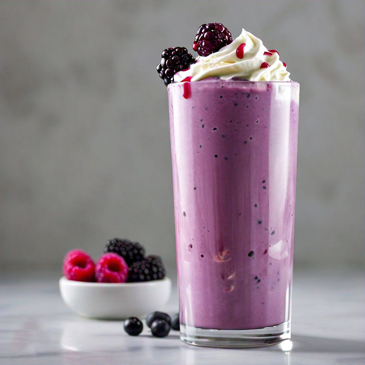 Indulgent Creamy Delight for Berry Lovers - Mixed Berry Shake