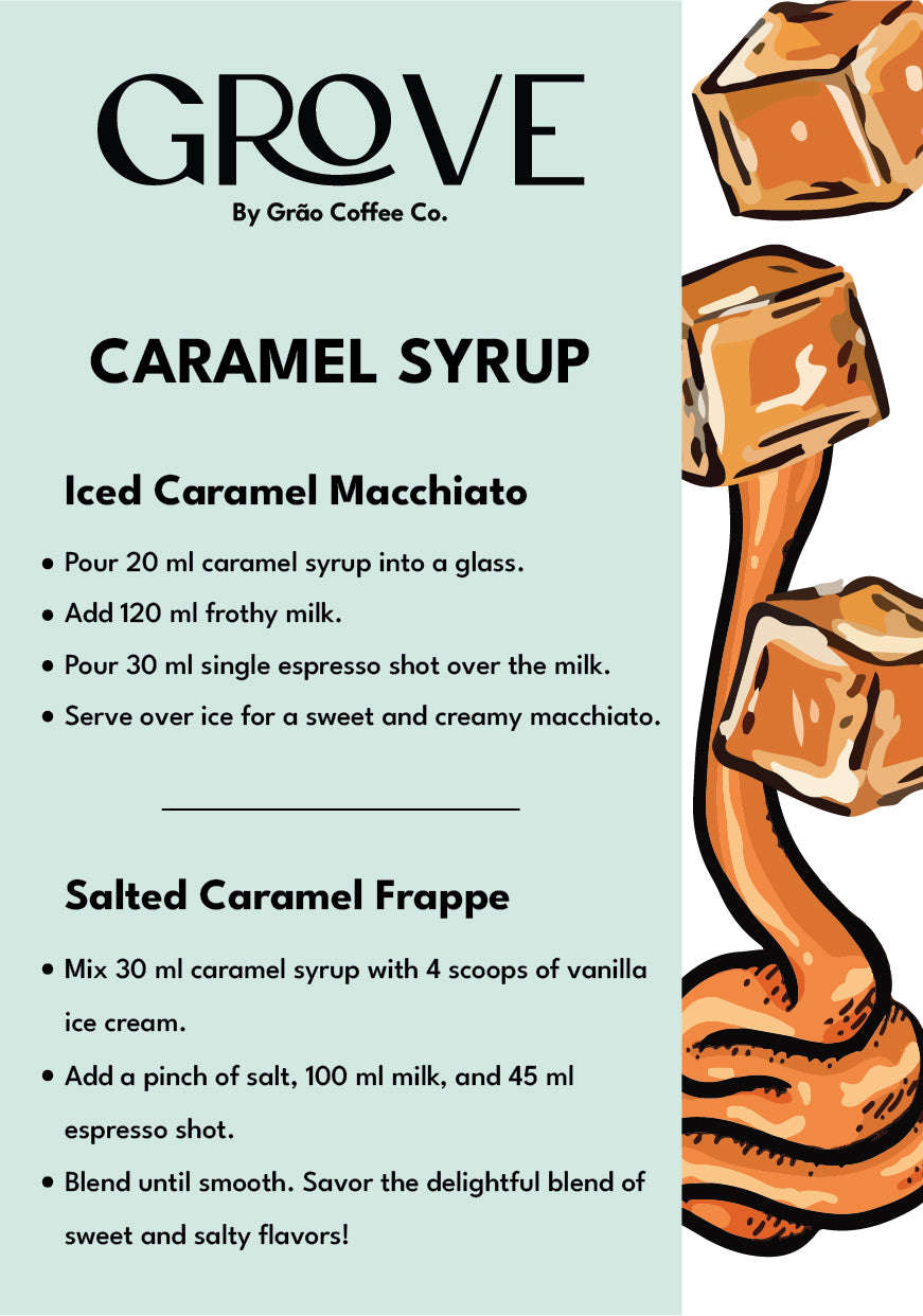 Caramel Syrup Grao Coffee Company 